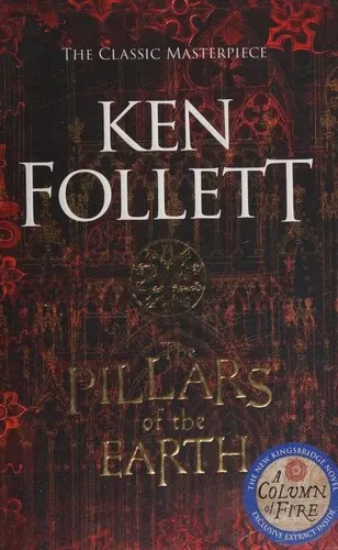 The cover of the book The Pillars of the Earth by Ken Follett