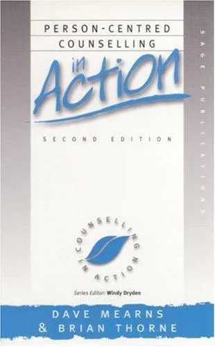 The cover of the book Person-centred counselling in action by Dave Mearns