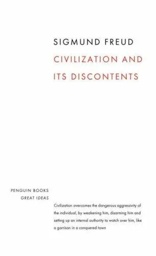 The cover of the book Civilization and Its Discontents by Sigmund Freud