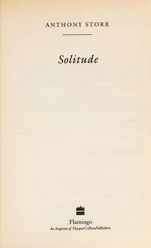 The cover of the book Solitude by Anthony Storr