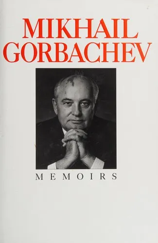 The cover of the book Memoirs By    Mikhail GORBACHEV by Mikhail, Red Endpapers, Illustrated Photos GORBACHEV