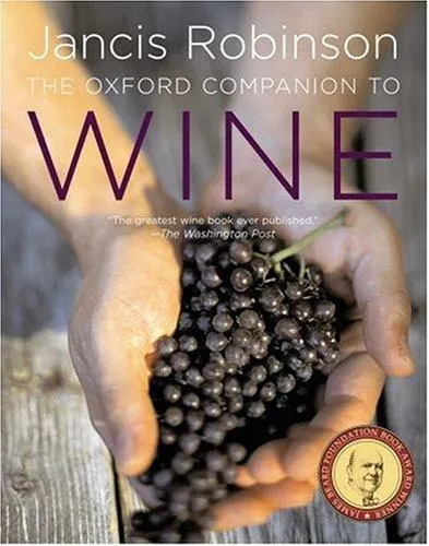 The cover of the book The Oxford Companion to Wine by Jancis Robinson
