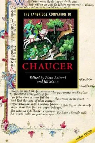 The cover of the book The Cambridge companion to Chaucer by Piero Boitani, Jill Mann